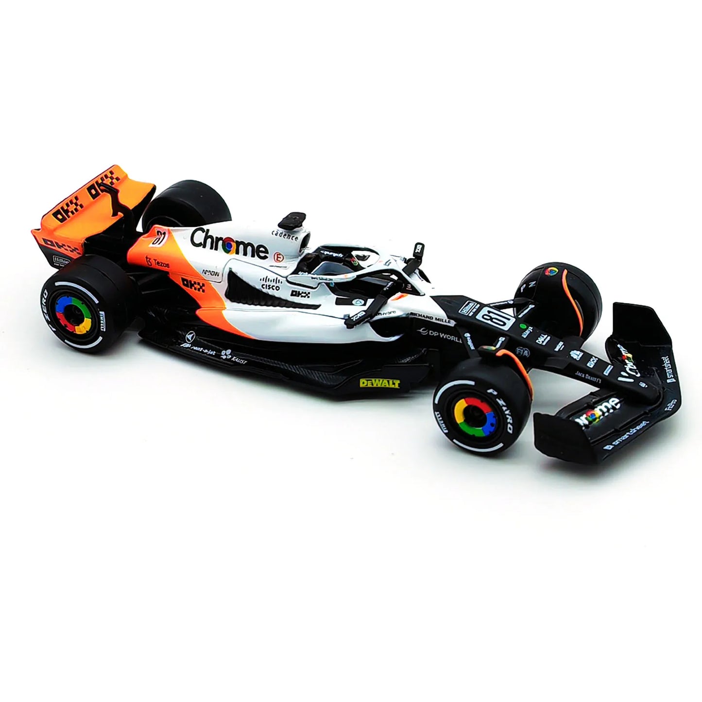 Bburago 1:43 2024 F1 Mercedes-AMG W15 #44 Hamilton Mclaren MCL38 MCL60 Monaco GP #4 Norris #81 Piastri Formula Car Model Gifts