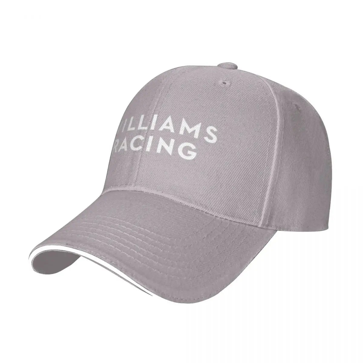 White Williams Racing Letters F1 Sport Baseball Caps For Womens Adult Female Beach Sunscreen Hats Snapback Cap