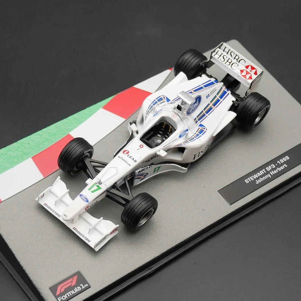 Ixo 1:43 Stewart SF3 1999 Johnny Herbert Diecast Car Model Metal Toy Vehicle