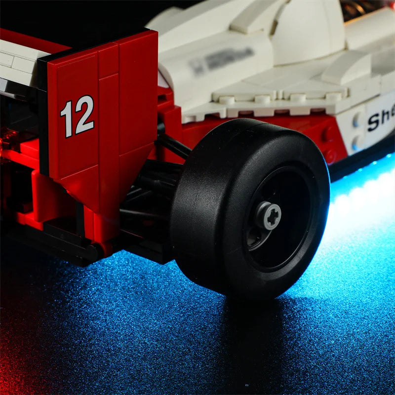 (Only LED Light No Bricks) 10330 MP4/4 & Ayrtons Sennas Building Blocks Bricks Kits Sets Not Include Model