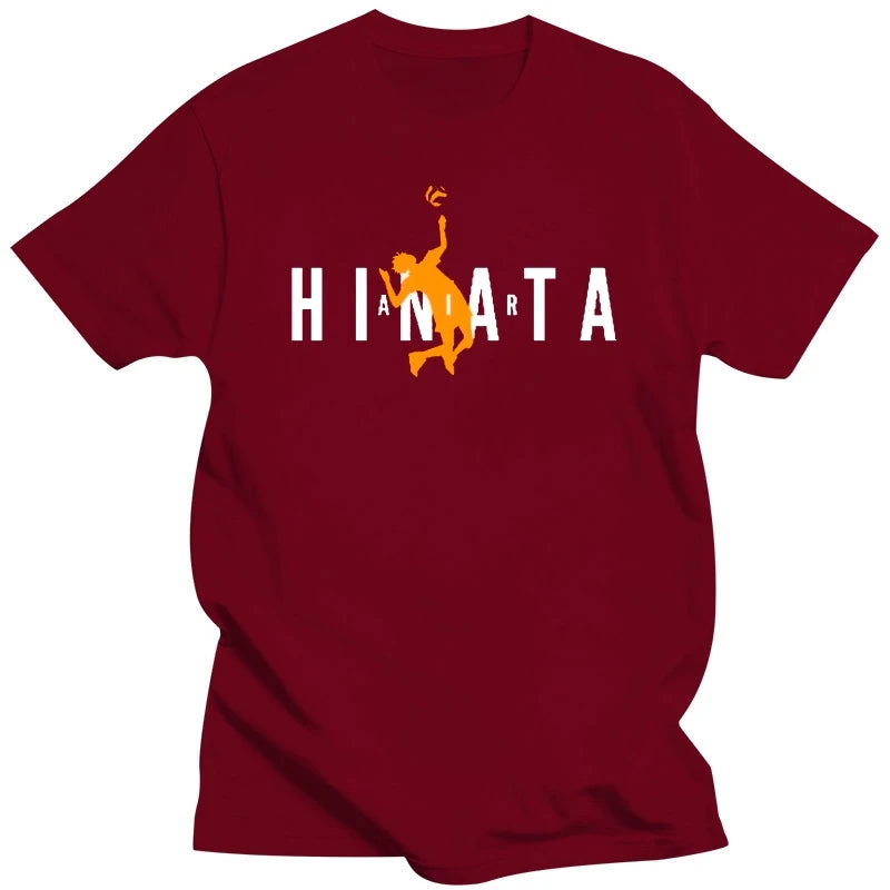 100% Cotton Print Mens Summer Air Hinata Shoyo Haikyuu Haikyu Anime Manga Unisex Tshirt T-Shirt Tee ALL SIZES Tee Shirt