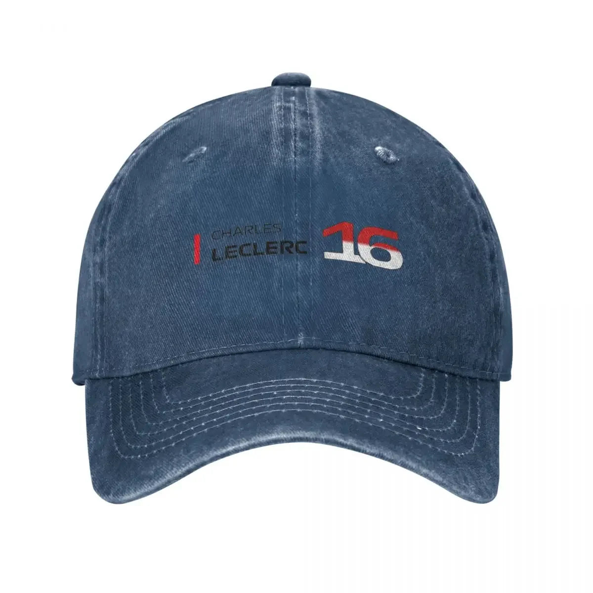 Charles Leclerc F1 Baseball Caps Fashion Denim Fabric Hats Outdoor Adjustable Casquette Hip Hop Baseball Cowboy Hat Men Women