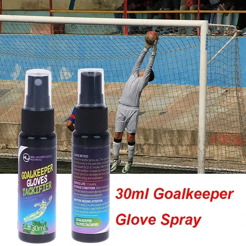 Spray de agarre para guantes de portero, spray de agarre para fútbol, antideslizante, mejorado, adhesivo, pegamento de repuesto para guantes de béisbol.