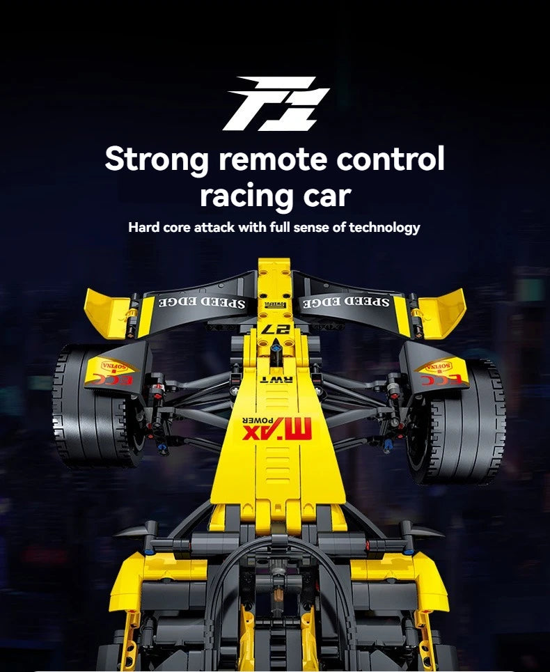 Technical Super Racing 1:8 Formula Building block Racing Renault F1 , kit assembly model Bricks toy, Christmas birthday gift