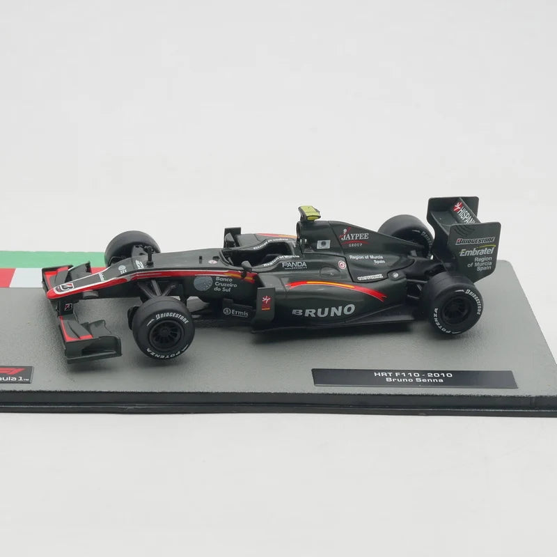Ixo 1:43 HRT F110 2010 Bruno Senna Diecast Car Model Metal Toy Vehicle
