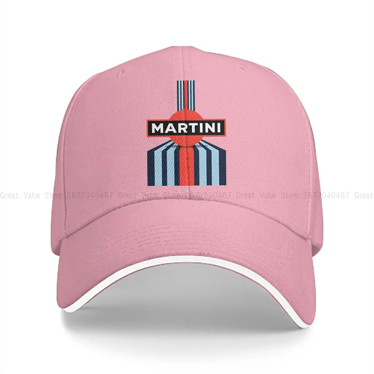 Pure Color Dad Hats Martini Racing Men's Hat Sun Visor Baseball Caps Formula 1 F1 Peaked Cap
