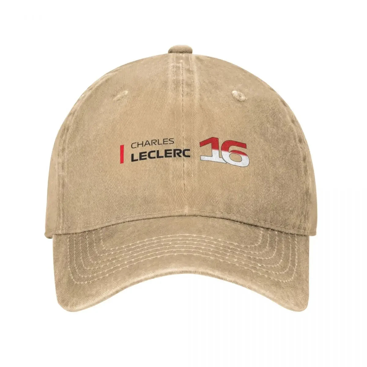 Charles Leclerc F1 Baseball Caps Fashion Denim Fabric Hats Outdoor Adjustable Casquette Hip Hop Baseball Cowboy Hat Men Women