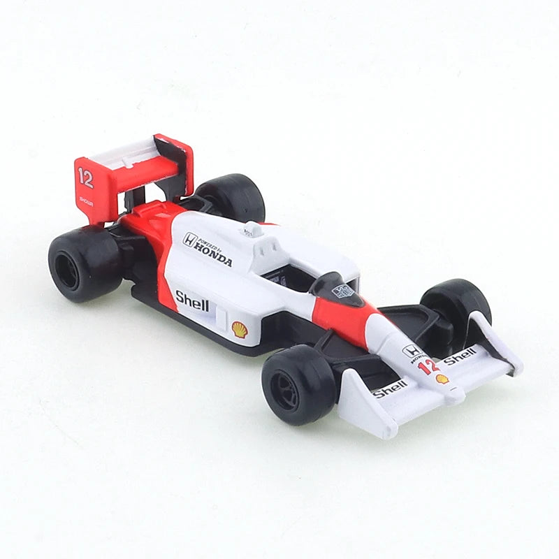 Tomica Premium Racing Honda MP4/4 No.12 Ayrton Senna Metal Alloy Diecast Car Model Boys Toy Gift