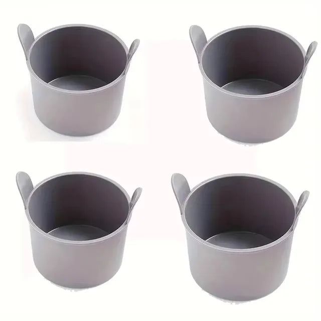 2/4Pcs Air Fryer Silicone Egg Poacher Cups Silicone Egg Cooker Mold Baking Custard Tart Pie Desserts Reusable Egg Poaching Maker