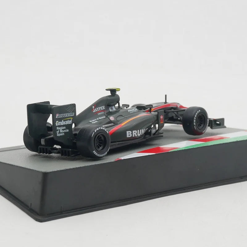 Ixo 1:43 HRT F110 2010 Bruno Senna Diecast Car Model Metal Toy Vehicle