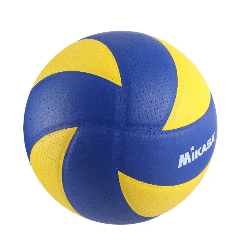 Balón de voleibol Mikasa de fibra ultrafina de cuero PU de alta calidad, suave, para entrenamiento en interiores y exteriores, voleibol de playa