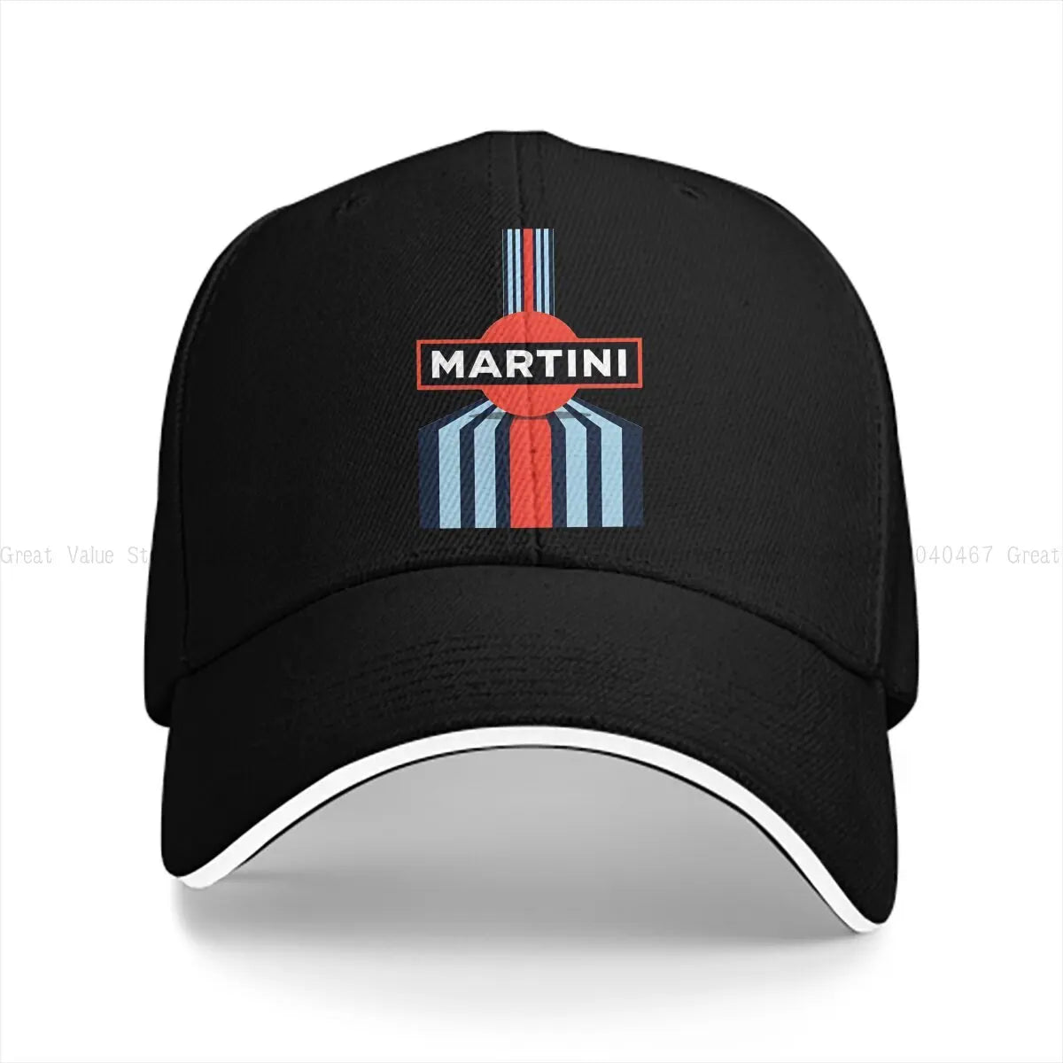 Pure Color Dad Hats Martini Racing Men's Hat Sun Visor Baseball Caps Formula 1 F1 Peaked Cap