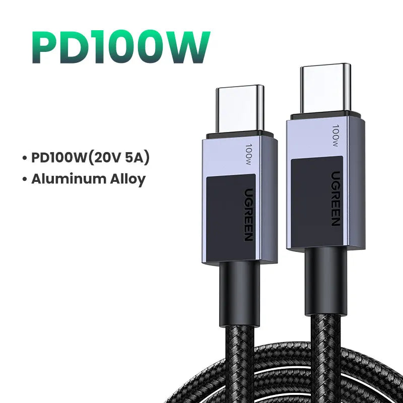 UGREEN USB C a USB Tipo C 100W Carga Rápida Para Macbook iPhone 15 Samsung Galaxy S2 Xiaomi PD Carga Rápida 100W 5A USB C Rápido