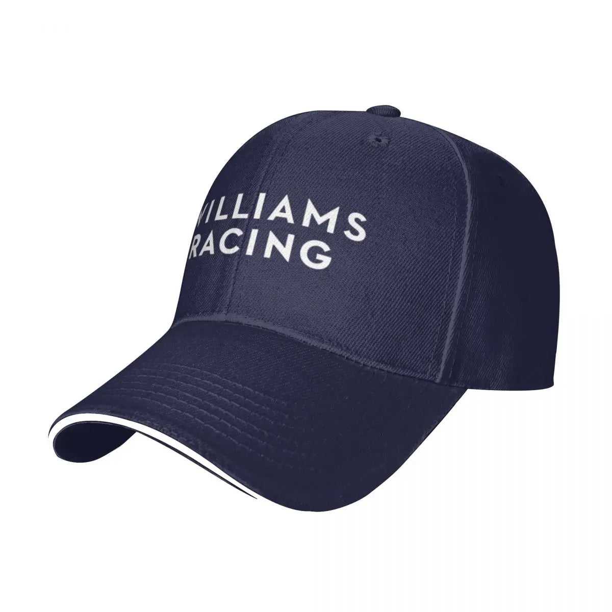 White Williams Racing Letters F1 Sport Baseball Caps For Womens Adult Female Beach Sunscreen Hats Snapback Cap