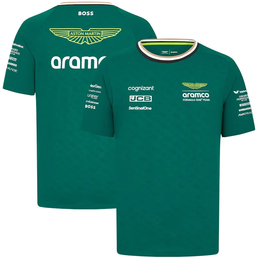 Aston Martin Aramco Cognizant F1 2025 Fernando Alonso Team Driver T-Shirt Short Sleeve Sweatshirt