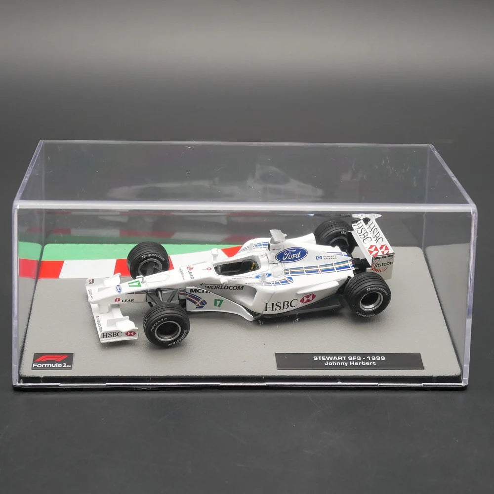 Ixo 1:43 Stewart SF3 1999 Johnny Herbert Diecast Car Model Metal Toy Vehicle