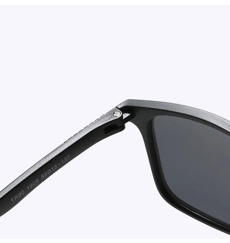 Luxury Men Polarized Sunglasses Fashion Vintage Square Ultra Light TR90 Frame Driving Fishing Sun Glasses For Man UV400 Eyewear