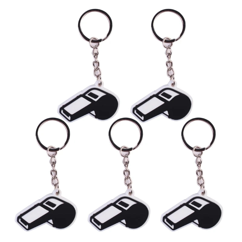 652D 5Pcs/set Volleyball Pendant Ball Keychain Volleyball Bag Ornament Keychain Backpack Keychain Car Key Holder Keychains