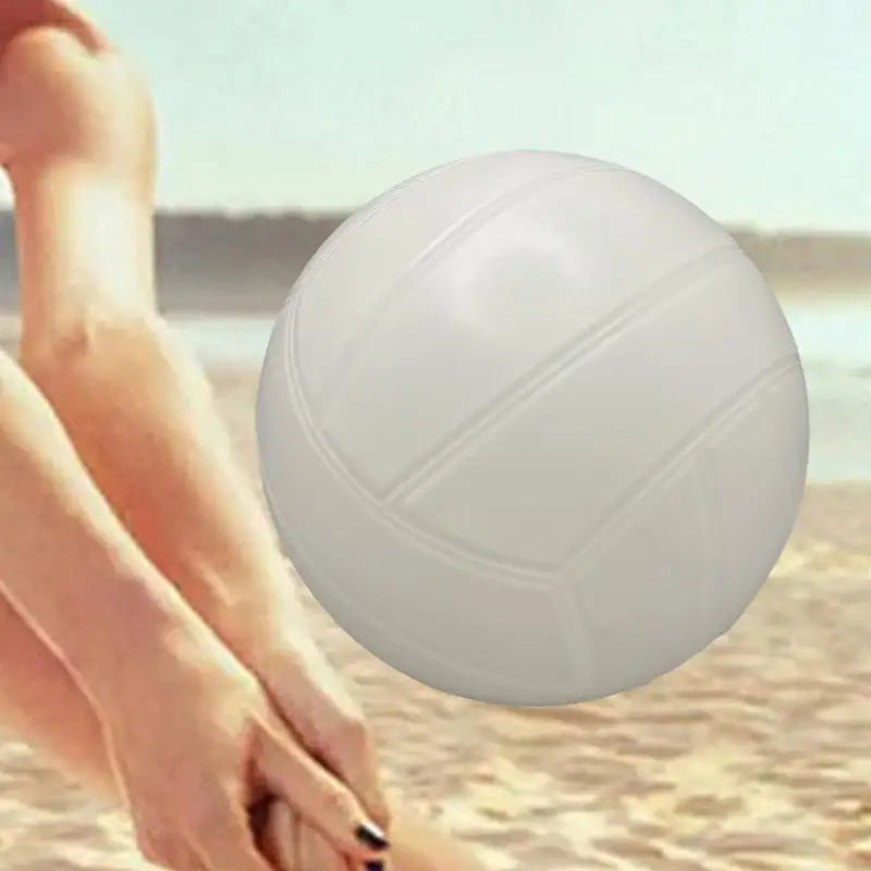 Pelotas de voleibol de piscina de PVC agrandadas, pelota nocturna de 22 cm, brillantes, para jóvenes, para exteriores y voleibol de playa para hombres y mujeres.