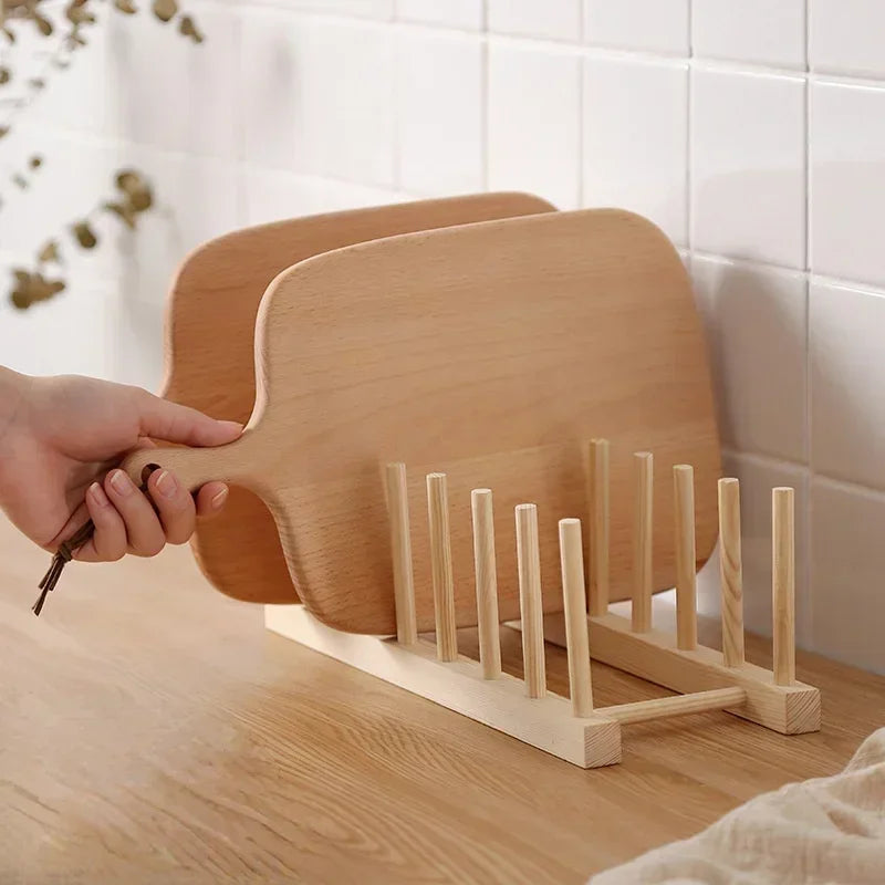 Classic Kitchen Storage Organizer Pot Lid Rack Dish Drying Rack Holder Drainer Cocina Plastic Plate Cups Stand Display Holder