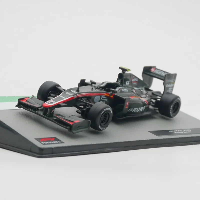 Ixo 1:43 HRT F110 2010 Bruno Senna Diecast Car Model Metal Toy Vehicle