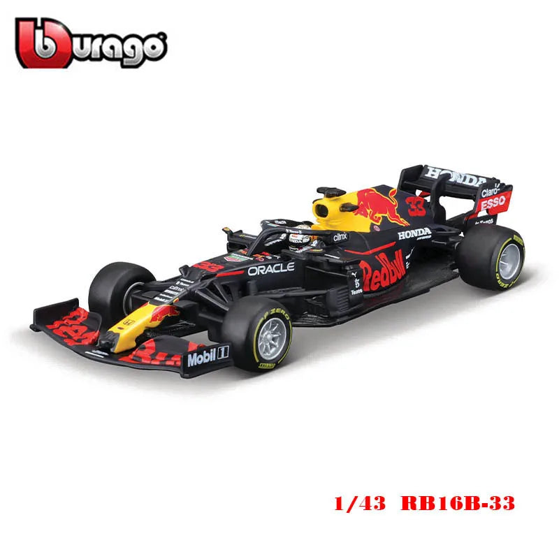 Bburago 1:43 2024 RB20 SF24 W14 W13 SF23 MCL60 RB19 RB18 W12 F1 Racing Formula Car Static Simulation Diecast Alloy Model Car