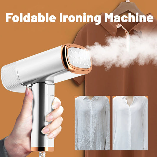 Mini Ferro de passar a vapor portátil para roupas, ferro elétrico portátil dobrável, máquina de passar roupas úmidas e secas, vaporizador de roupas, viagem, casa