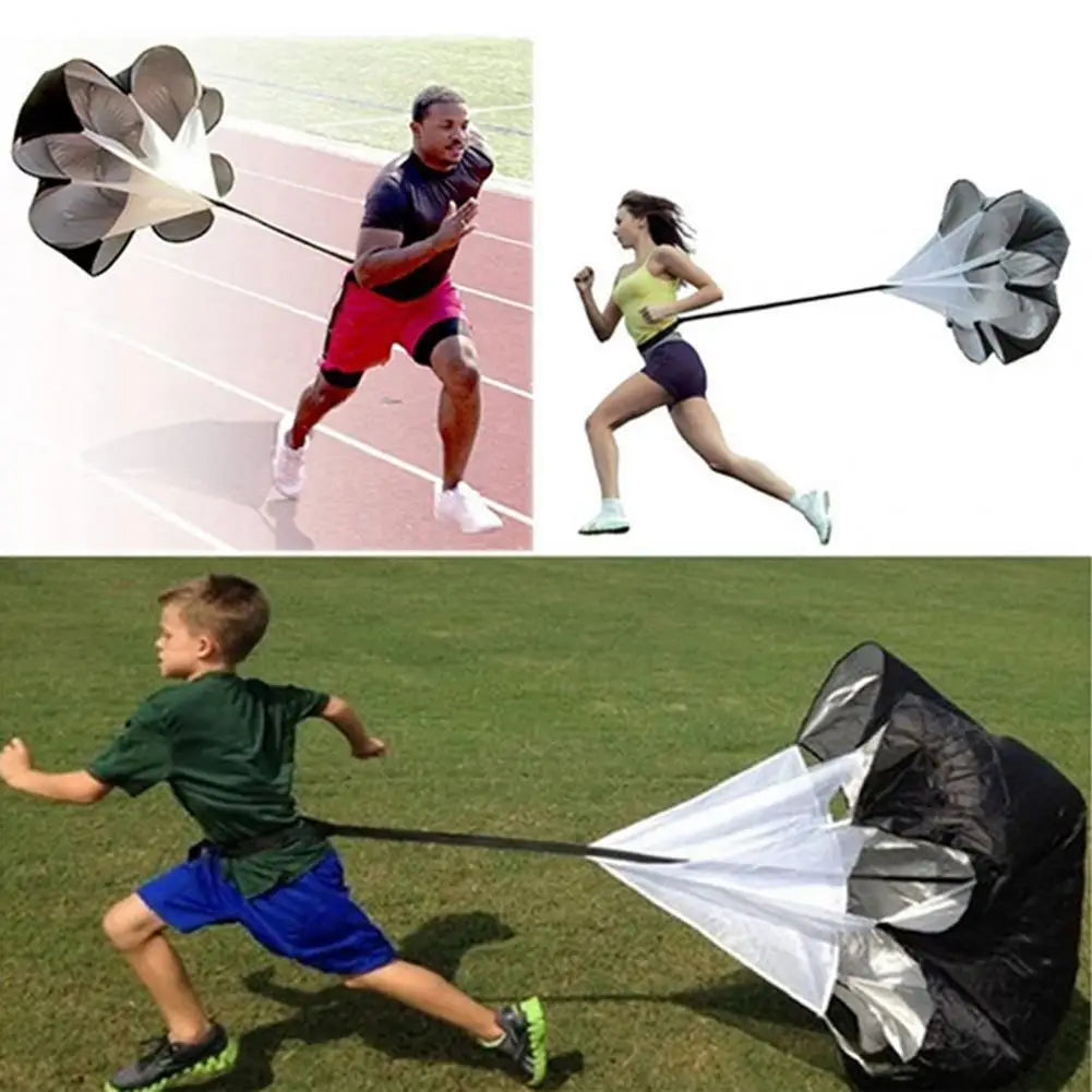 Entrenamiento de velocidad, carrera, arrastre, paracaídas, entrenamiento de fútbol, equipo de fitness, paracaídas de arrastre de velocidad, equipo de entrenamiento físico