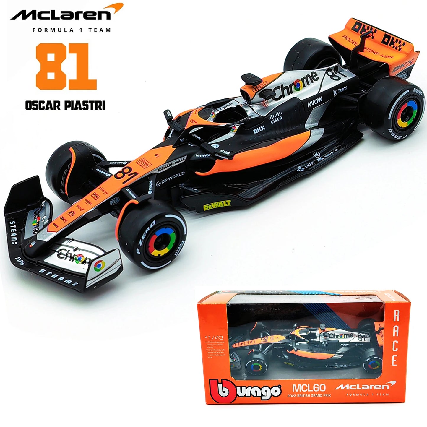 Bburago 1:43 Alpine F1 Team A523 2023 #10 Pierre Gasly #31 Esteban Ocon Alloy Car Die Cast Model Toy Collectible competition