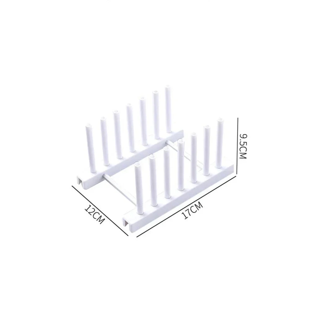 Classic Kitchen Storage Organizer Pot Lid Rack Dish Drying Rack Holder Drainer Cocina Plastic Plate Cups Stand Display Holder