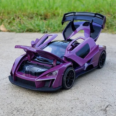 1/32 McLaren Senna Alloy Sports Car Model Diecasts Metal Toy Vehicles Car Model Simulation Sound Light Collection Toy Gift