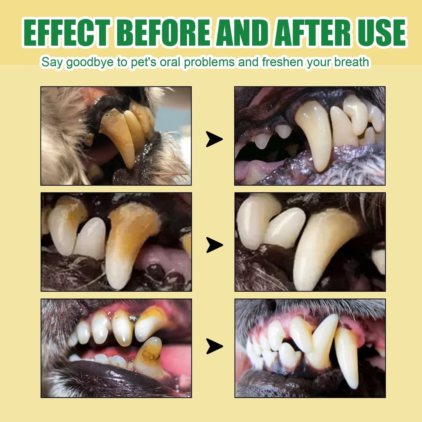 Spray limpiador de dientes para mascotas, eliminador de placa y sarro para perros, spray limpiador de halitosis, desodorante para mascotas, cuidado bucal, herramienta de limpieza dental para gatitos.