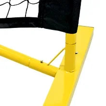 Portable Pickleball Net with Unique Ball Holder, IPF Standard 22FT, Steady Metal Frame, Easy Setup, Suitable for Backyards
