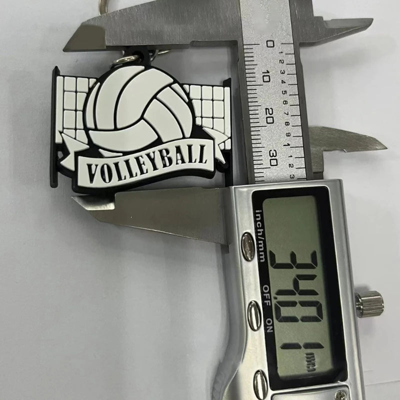 652D 5Pcs/set Volleyball Pendant Ball Keychain Volleyball Bag Ornament Keychain Backpack Keychain Car Key Holder Keychains