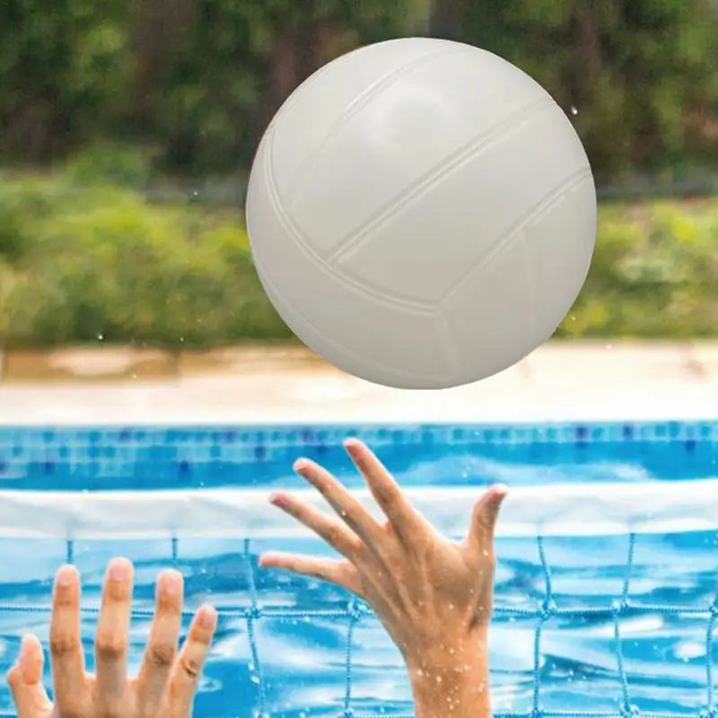Pelotas de voleibol de piscina de PVC agrandadas, pelota nocturna de 22 cm, brillantes, para jóvenes, para exteriores y voleibol de playa para hombres y mujeres.