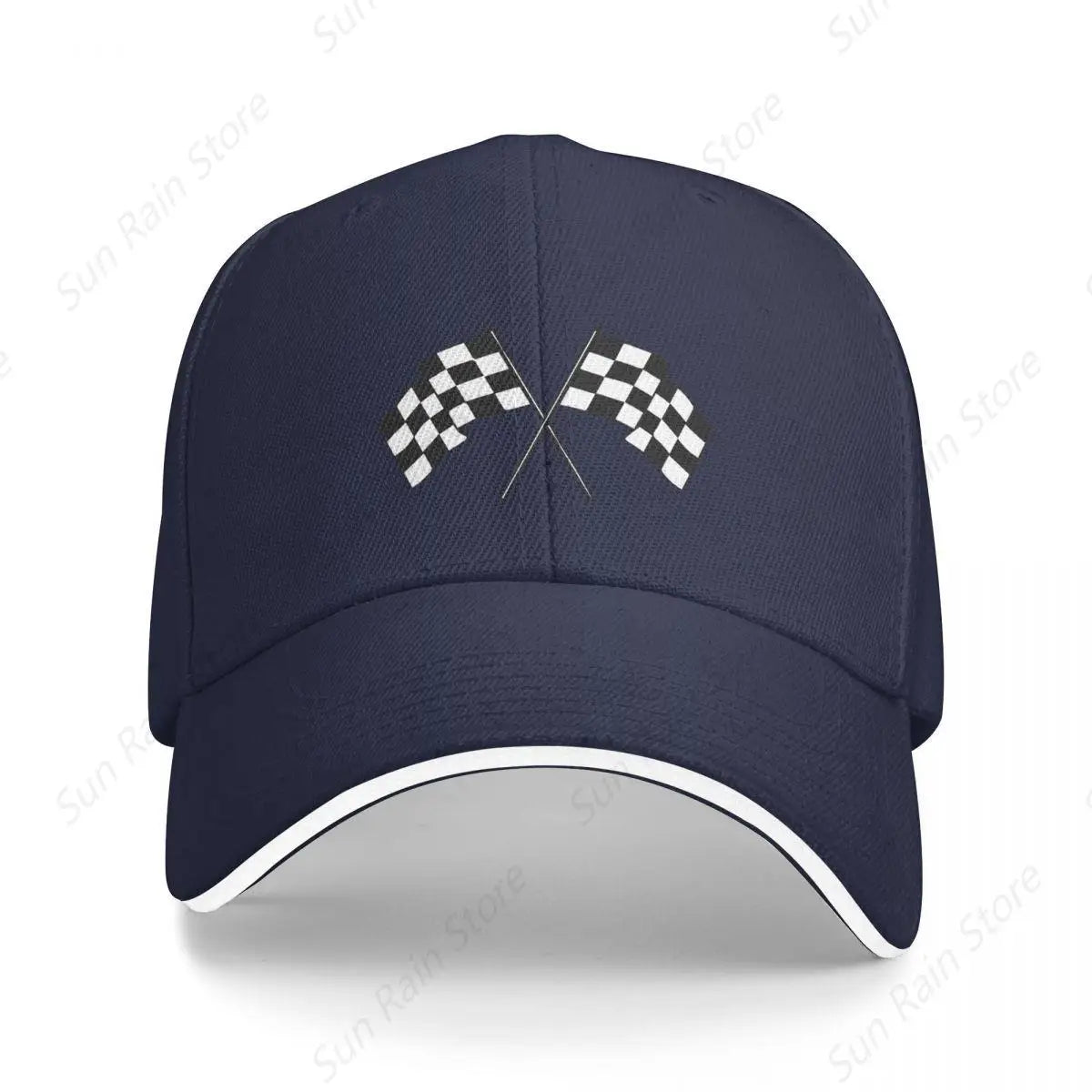 Flag F1 FIA Formula 1 World Championship Washed Men's Baseball Cap Outdoor Trucker Snapback Caps Dad Hat Golf Hats