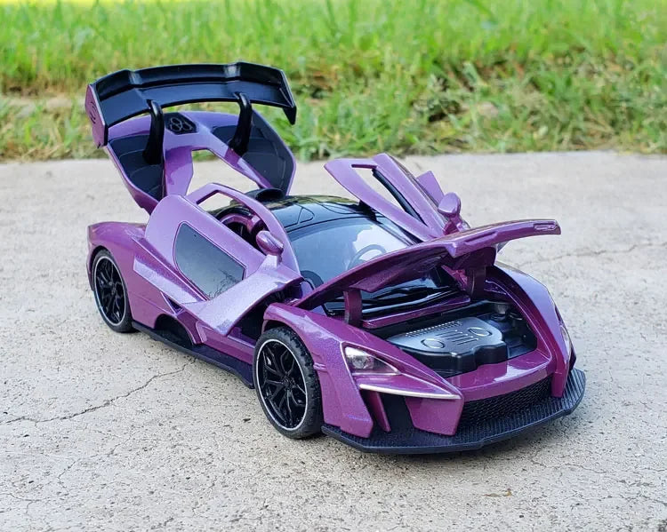 1/32 McLaren Senna Alloy Sports Car Model Diecasts Metal Toy Vehicles Car Model Simulation Sound Light Collection Toy Gift