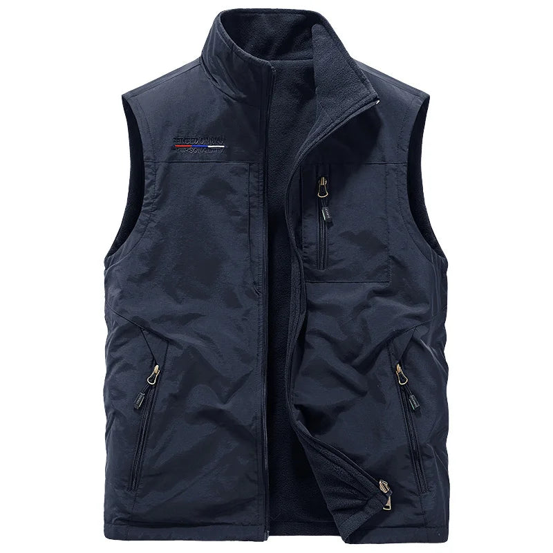 Colete de trabalho masculino fotografia roupas ao ar livre aquecido tático militar jaquetas inverno montanhismo masculino sem mangas aquecimento casaco