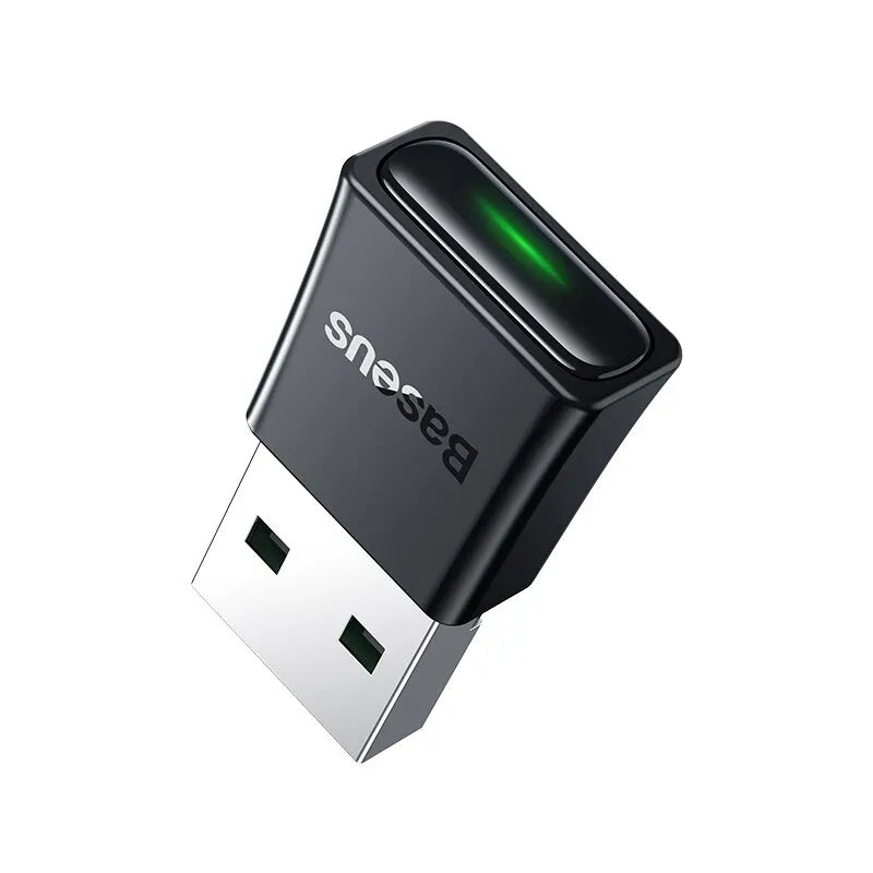 Adaptador USB Bluetooth 5.3 Baseus BA07 para PC, altavoz, ratón inalámbrico, teclado, música, receptor y transmisor de audio Bluetooth.