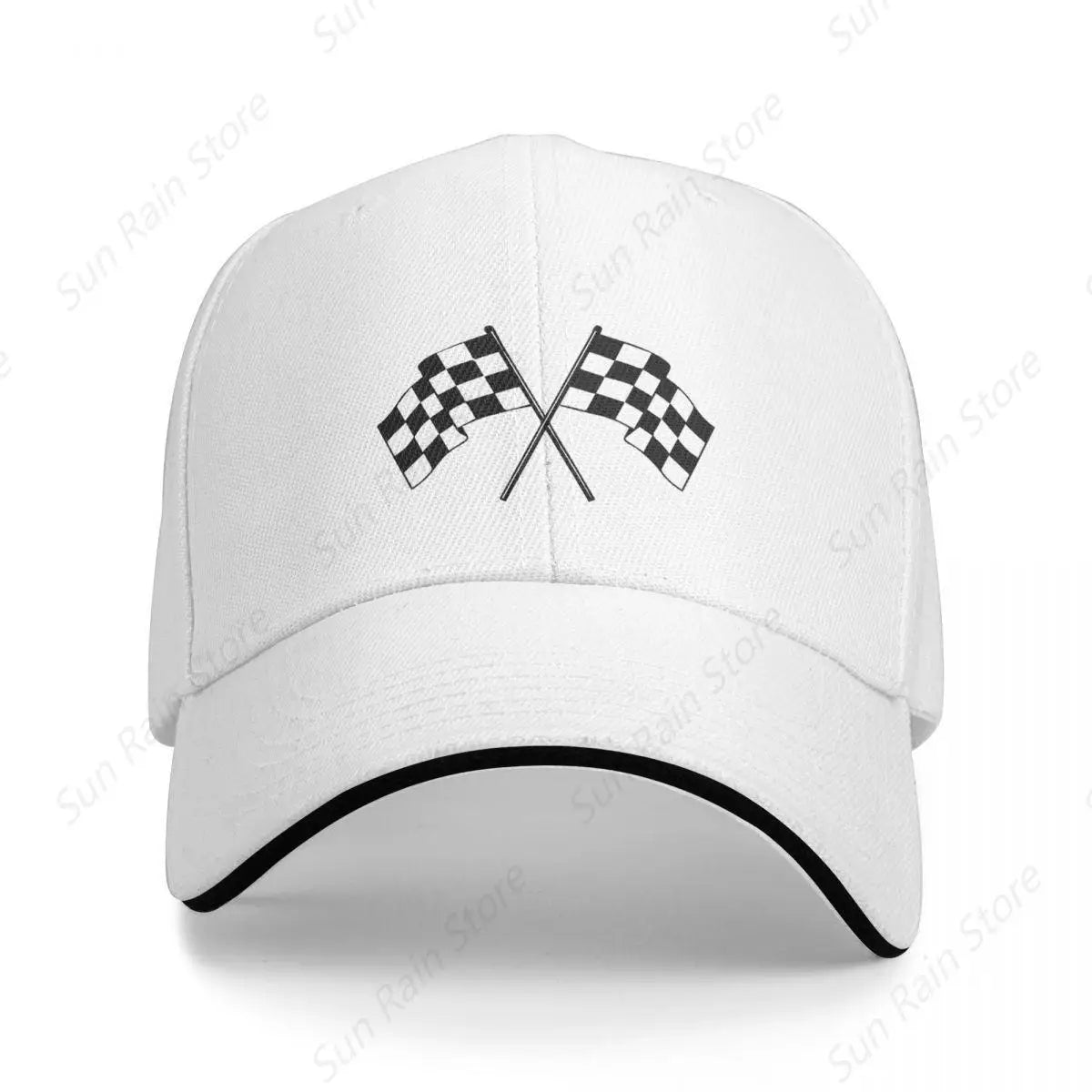 Flag F1 FIA Formula 1 World Championship Washed Men's Baseball Cap Outdoor Trucker Snapback Caps Dad Hat Golf Hats