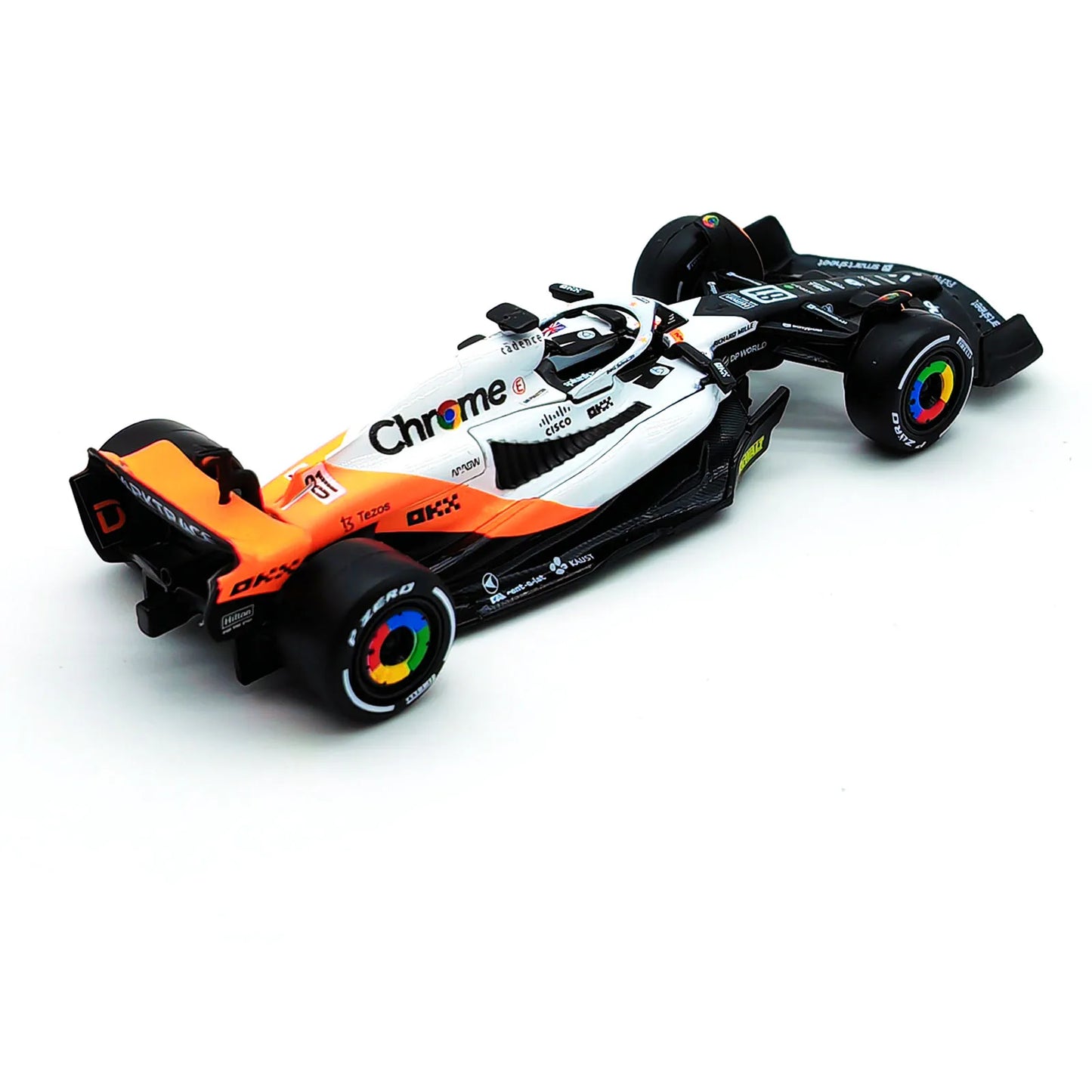 Bburago 1:43 2024 F1 Mercedes-AMG W15 #44 Hamilton Mclaren MCL38 MCL60 Monaco GP #4 Norris #81 Piastri Formula Car Model Gifts