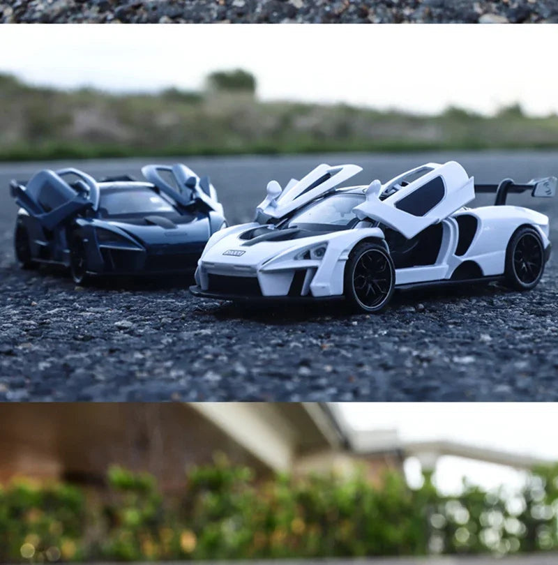 1/32 McLaren Senna Alloy Sports Car Model Diecasts Metal Toy Vehicles Car Model Simulation Sound Light Collection Toy Gift