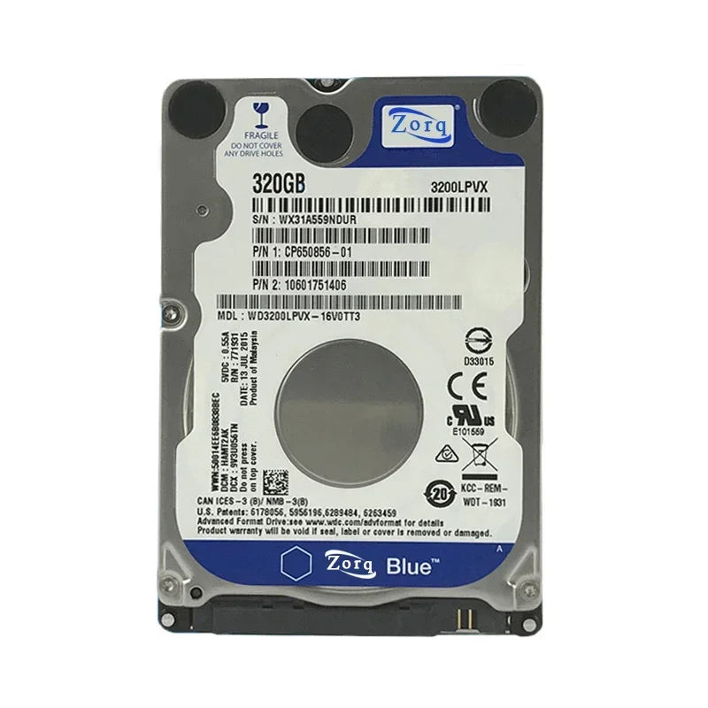 320GB 500GB 1TB 2TB 4TB Internal Hard Disk Drive Laptop PC Notebook HDD Disco SATA2 5400-7200RPM 80 160GB 250GB 750GB 2.5" Disk