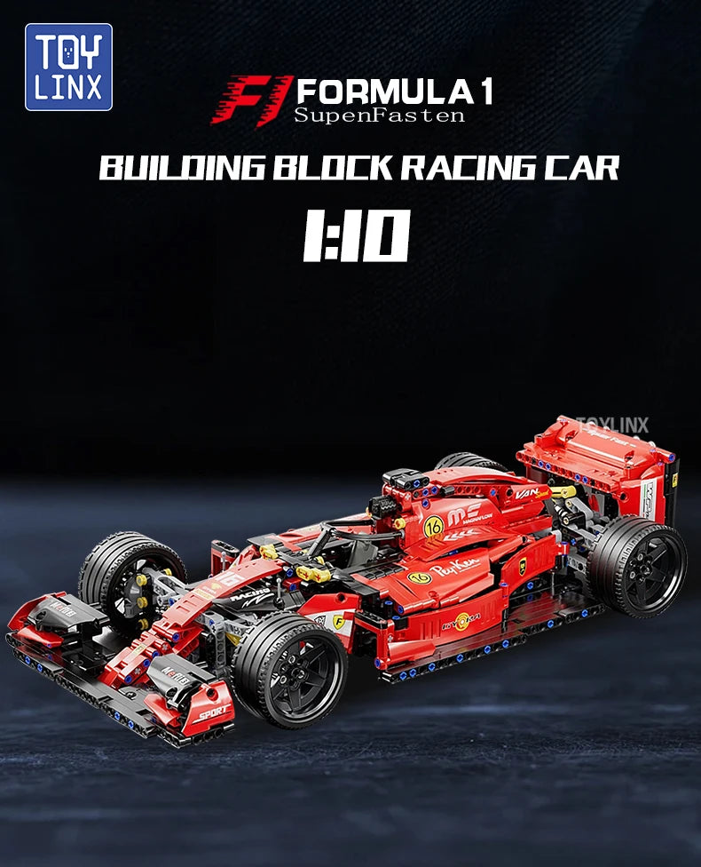 F1 RC Race Cars 1163PCS Building Sets MOC Remote Control Building Blocks Cool Collectible Model Car Kits Building Toys