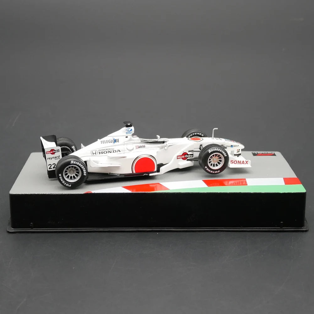 Ixo 1:43 Bar 002 2000 Jacques Villeneuve Diecast Car Model Metal Toy Vehicle
