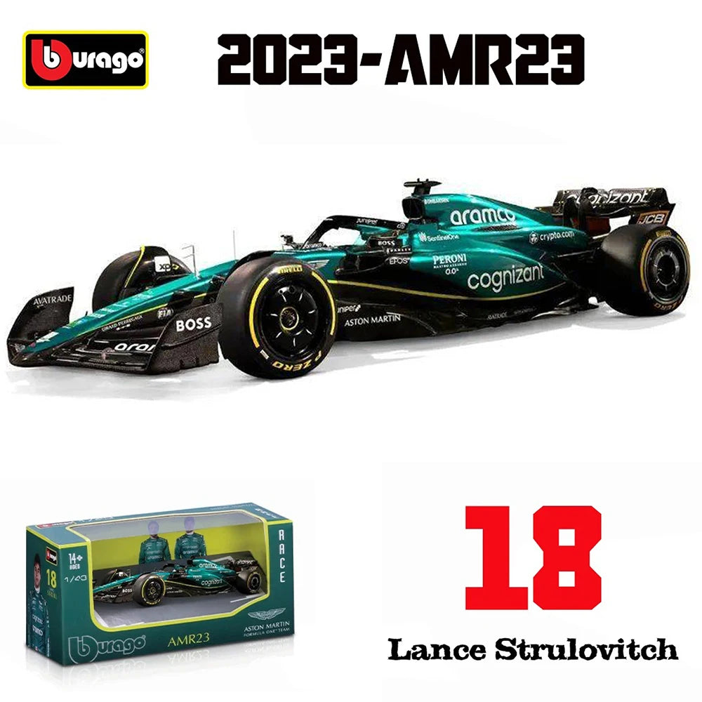Bburago 1:43 Alpine F1 Team A523 2023 #10 Pierre Gasly #31 Esteban Ocon Alloy Car Die Cast Model Toy Collectible competition