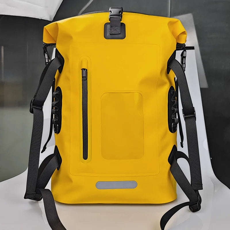 30L Waterproof Drift Bag Swimming Backpack Large River Trekking Shoulder Diving Wet Dry Rafting Canoeing Kayak PVC Camping Bag