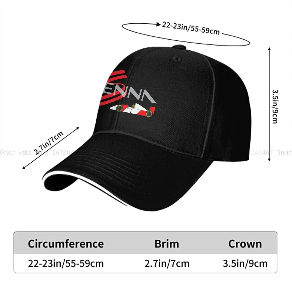 F1 AYRTON SENNA Multicolor Hat Peaked Men's Cap Cool Personalized Visor Protection Hats