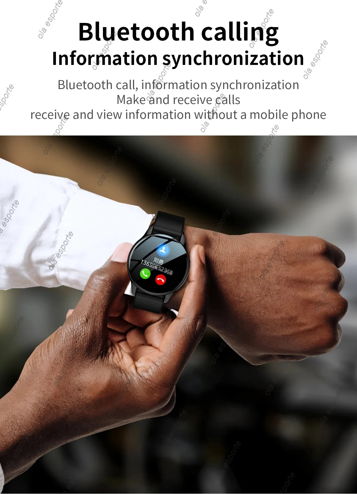 New Bluetooth Call Smart Watch 6 Heart Rate Custom Dials Sport Men Woman 2024 smart watch Health Monitor Smartwatch For Samsung