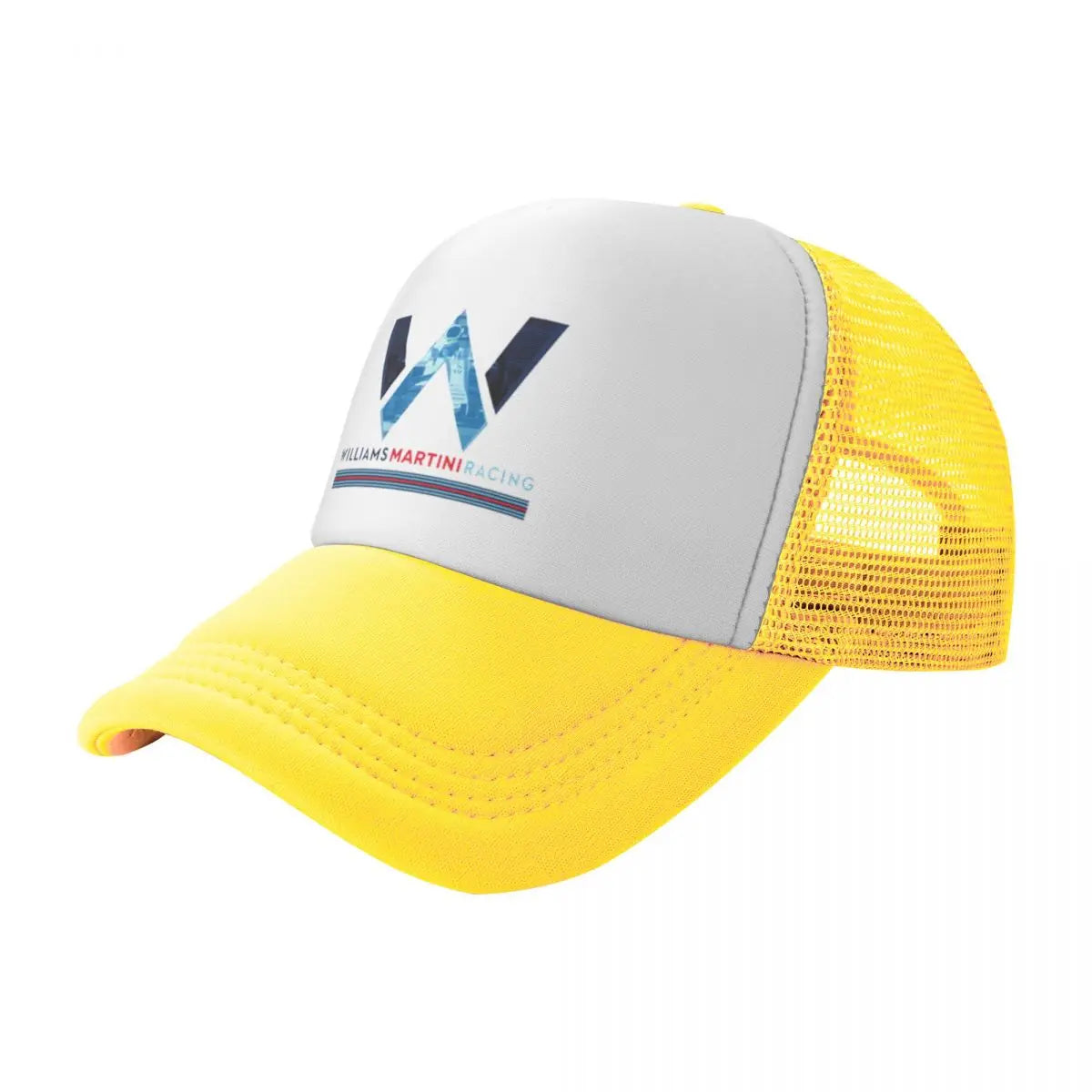 Williams Racing Custom Mesh Baseball Caps Women Men F1 Martini Printing Male Beach Dad Hat Peaked Cap